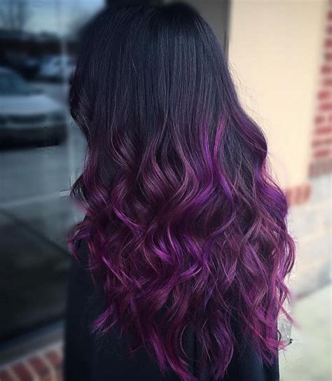 Purple Ombre Hair Ideas: Plum, Lilac, Lavender and Violet Hair Colors