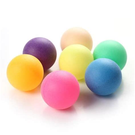 100Pcs/set Colored Ping Pong Balls Entertainment Table Tennis Ball Multi Colors | eBay