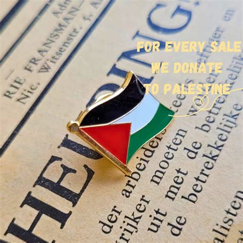 Palestine Flag Pin Palestinian Pin Free Palestine Pin - Etsy