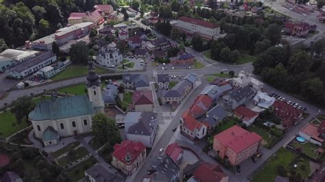 Aerial view of a church and villa in 4K 2019671 Stock Video at Vecteezy