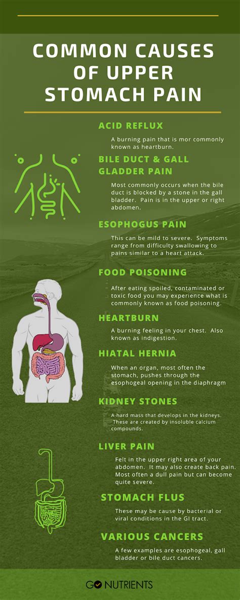 Common Causes Of Stomach Pain & Natural Remedies - Go Nutrients Blog