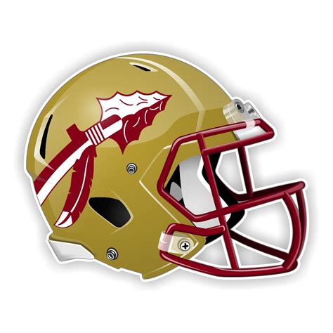 FSU Florida State University Seminoles Football Helmet Precision Cut ...