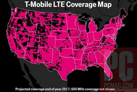 T Mobile Wireless Coverage Map