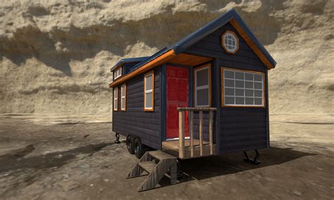 Tiny house on wheels on Behance