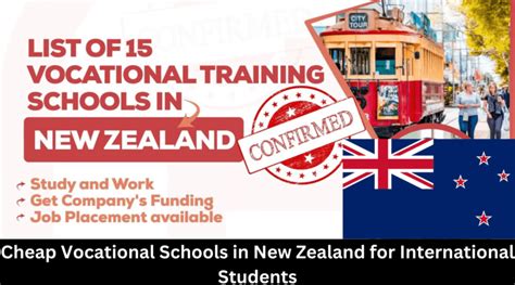 Cheap Vocational Schools in New Zealand for International Students