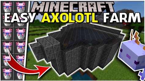 Minecraft - AXOLOTL Farm | All Colors, Rare's, Easy – Chapman Minecraft Farms & Schematics