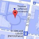 Thomas Jefferson University Campus Map - United States Map