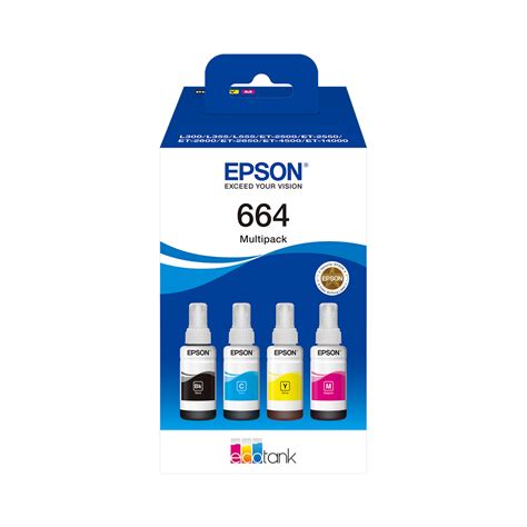 Epson 664 EcoTank 4-colour Multipack Ink Bottles