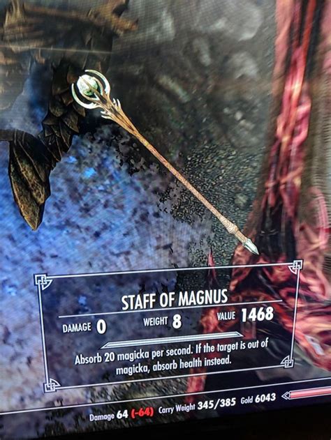 Skyrim The staff of Magnus