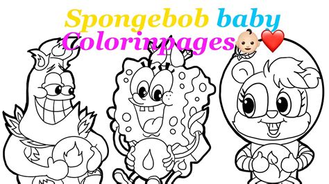 How to draw ️ Spongebob baby | Spongebob Drawing | Spongebob Coloringpages - YouTube