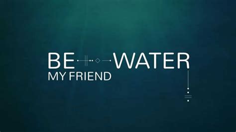 Be Water - Bruce Lee Philosophy - YouTube