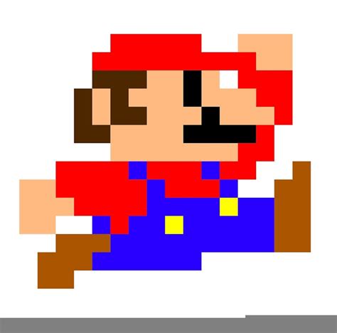 Super Mario Pixel | Free Images at Clker.com - vector clip art online, royalty free & public domain