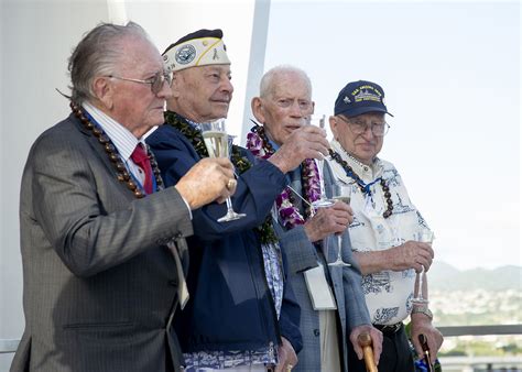 Remaining USS Arizona Survivors Hold 'Final Toast' to Shipmates > Pacific Air Forces > Article ...