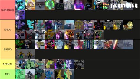 YBA SKIN TIER Tier List (Community Rankings) - TierMaker