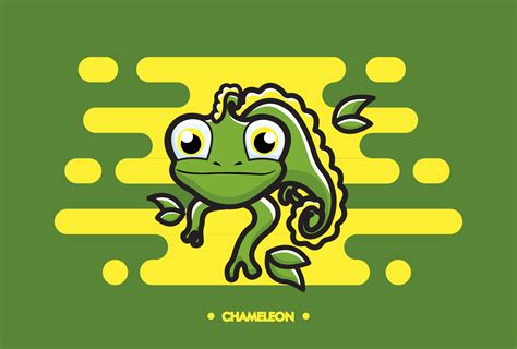 Chameleon Vector 173285 Vector Art at Vecteezy