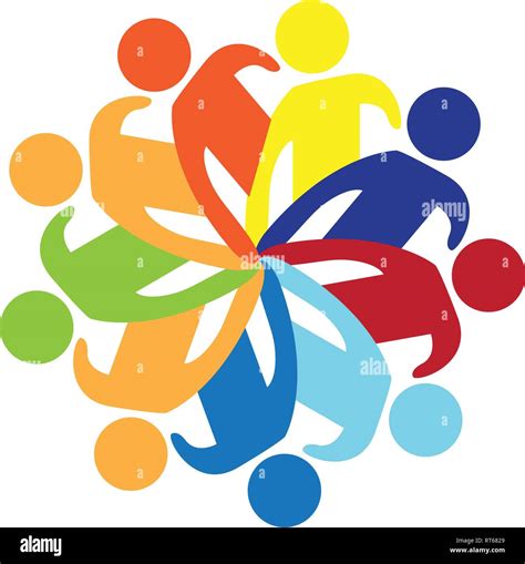 Isolated teamwork icon Stock Vector Image & Art - Alamy