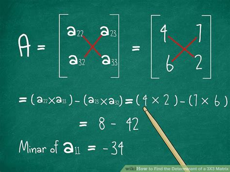 How to Find the Determinant of a 3X3 Matrix: 12 Steps