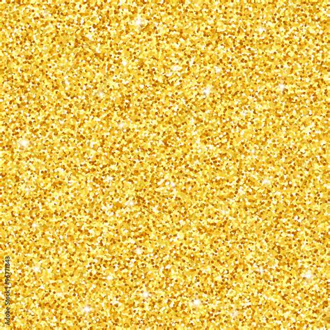 Gold glitter seamless pattern, vector texture Stock Vector | Adobe Stock