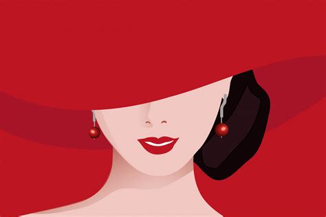 Woman In Red Hat Free Stock Photo - Public Domain Pictures