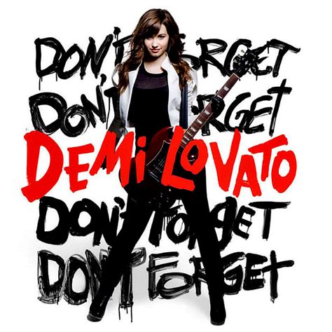 Don't Forget [Official Album Cover] - Don't Forget (Demi Lovato album ...