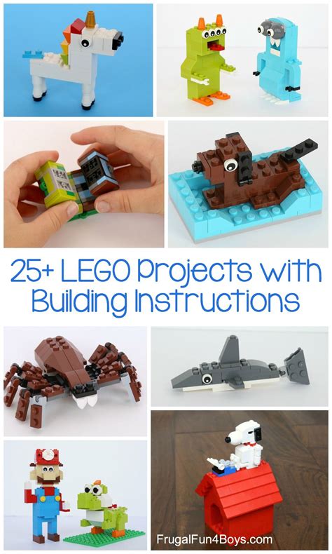 Got a big tub of LEGO bricks? Try these project ideas! - Frugal Fun For ...