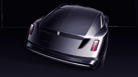 SPECTRE UNVEILED - THE FIRST FULLY-ELECTRIC ROLLS-ROYCE - CONCEPT SKETCH, REAR