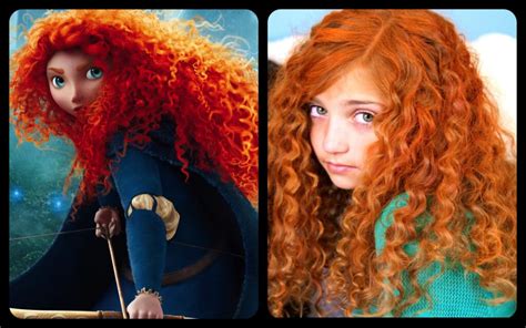 Get Merida's Fiery and Curly Red Hair | Disney Princess Hairstyles - Cute Girls Hairstyles