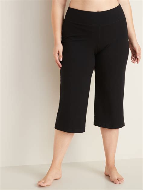 old navy plus size wide leg yoga pants