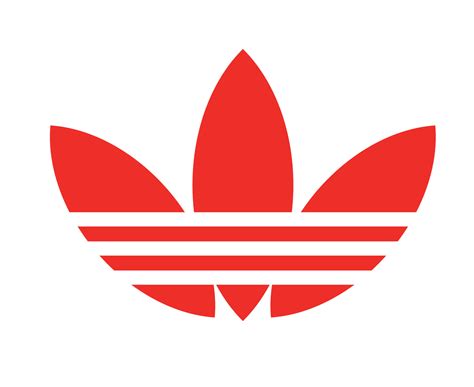 Adidas Symbol Logo Red Clothes Design Icon Abstract football Vector ...