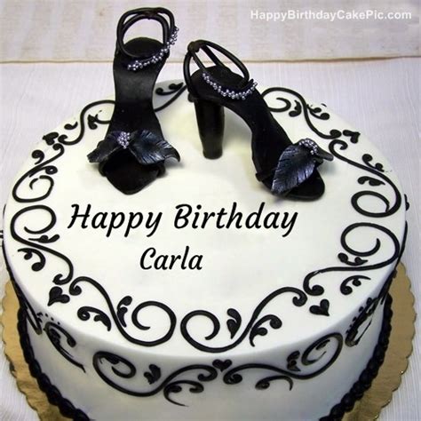 Fashion Happy Birthday Cake For Carla