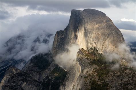 Half Dome from Glacier Point, Clearing Storm