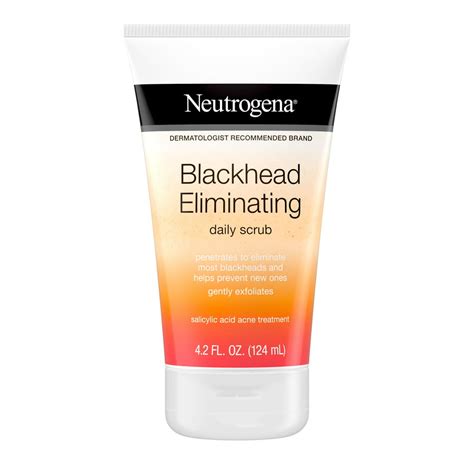 Neutrogena Exfoliating Blackhead Salicylic Acid Face Scrub, 4.2 oz - Walmart.com - Walmart.com