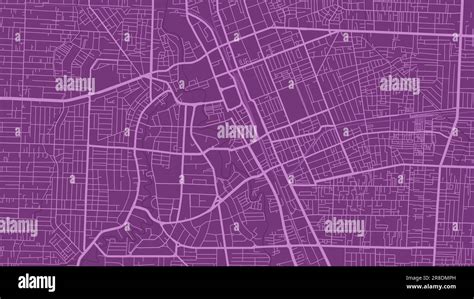 Detailed map poster of Medan city administrative area. Purple skyline panorama. Decorative ...