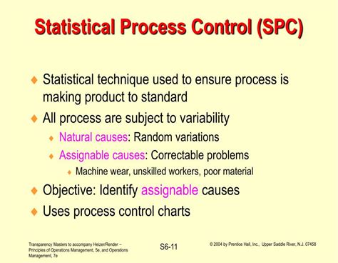 PPT - Operations Management Statistical Process Control Supplement 6 PowerPoint Presentation ...