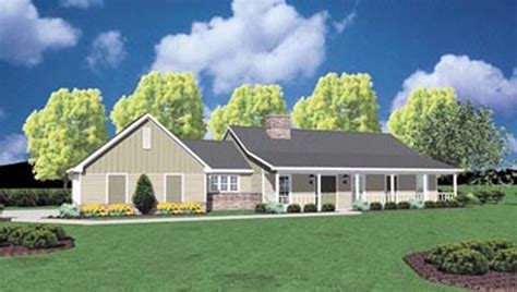 Ranch Style House Plan - 3 Beds 2 Baths 1800 Sq/Ft Plan #36-156 ...