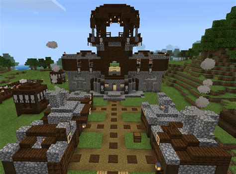 An Upgrade to the standard Pillager Outpost, made in 1 month (due to distractions) : Minecraft