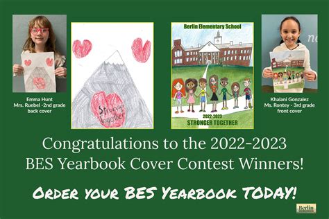 Congratulations BES Yearbook Cover Contest Winners | Berlin Central ...