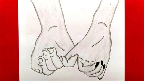 How To Draw A Boy And Girl Holding Hands