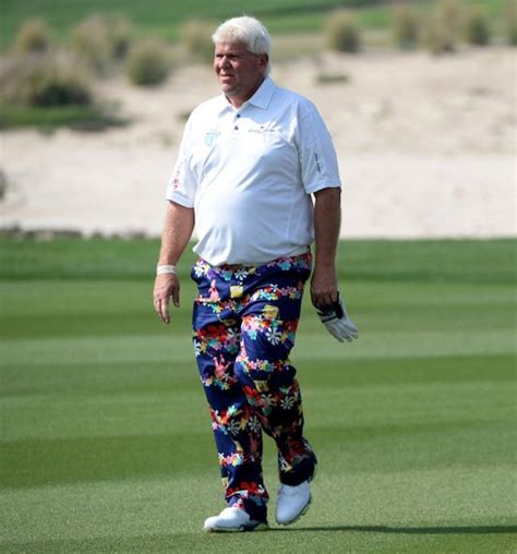 John Daly wears 'SpongeBob' pants at Qatar Masters