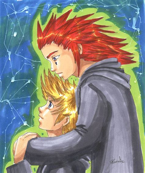 KH2- Roxas X Axel by Mmystery on deviantART