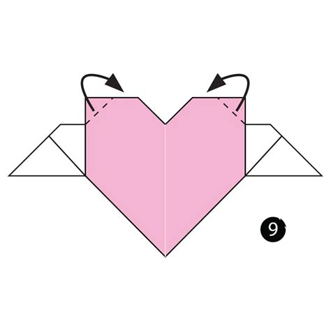 How to Make an Origami Heart with Wings