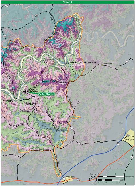 Mammoth Cave Maps | NPMaps.com - just free maps, period.