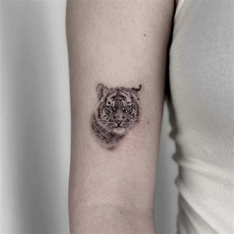 Small Tiger Tattoo For Women