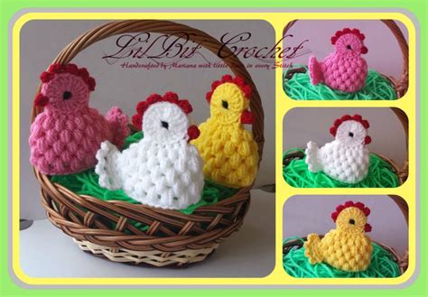 Handmade Egg Cosy / Warmer Crochet Easter Chicken by LilBitCrochet ...