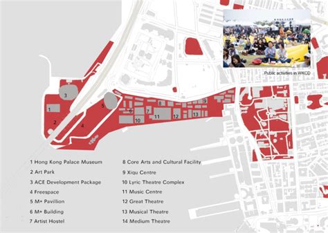 Master plan of the West Kowloon Cultural District (source: author ...