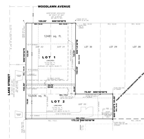 Subdivision | Andrew F. Spiewak Land Surveyor