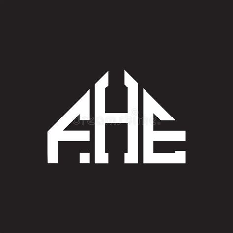 FHE Letter Logo Design on Black Background. FHE Creative Initials Letter Logo Concept. FHE ...