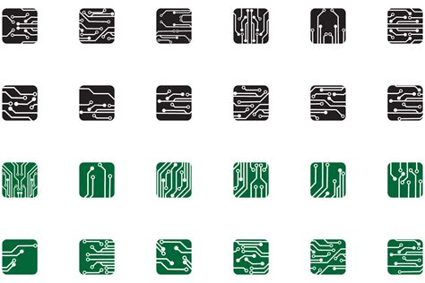 Circuit Board Icon Vector Logo Design Graphic by kosunar185 · Creative Fabrica