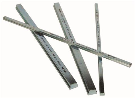 3/16 x 3/32 x 1/8" x 1/16" Step Keystock Type 1 - Made in USA Tools