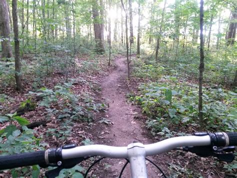 Lake Milton State Park Mountain Bike Trail in Berlin Center, Ohio ...